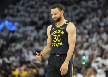 Curry's Injury Forces Warriors to Rally in Game 1 Victory - AP Photo/Abby Parr