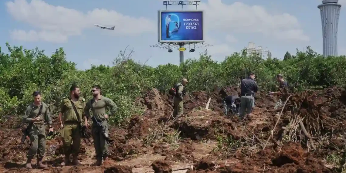 Israel’s Missile Shield Fails to Block Houthi Attack Near Main Airport - Ohad Zwigenberg/AP