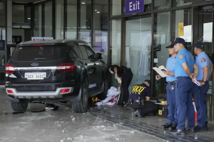 Vehicle Rams into NAIA Wall, Killing 2 and Injuring 3 - Aaron Favila/AP Photo