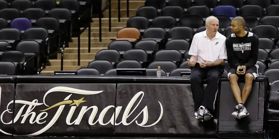 Popovich Retires from Coaching After Stroke, Remains Team President - AP Photo/Eric Gay, File