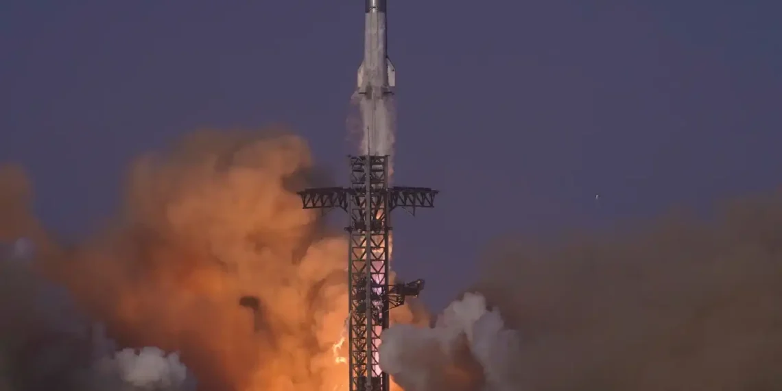 SpaceX’s Starship Launch Shows Progress Despite Midair Breakup - AP Photo/Eric Gay