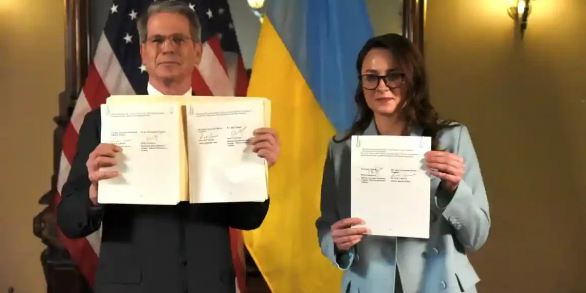 The Strategic Significance of Ukraine’s Minerals Agreement with the U.S. - Yulia Svyrydenko/Facebook/Reuters
