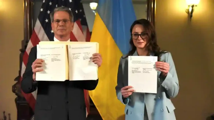 The Strategic Significance of Ukraine’s Minerals Agreement with the U.S. - Yulia Svyrydenko/Facebook/Reuters