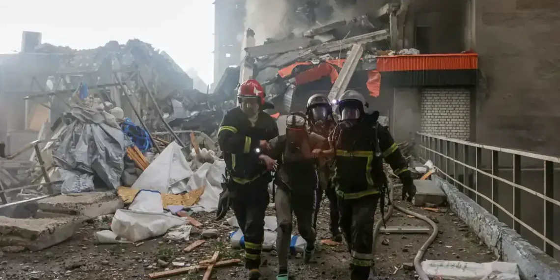 Russia’s Retaliation: Kharkiv Bombed After Ukrainian Drone Strike - Sofiia Gatilova/Reuters