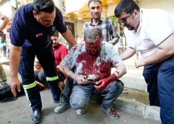 Katz Backtracks on Tehran Warning After Iranian Strikes Kill 8 in Israel - Amir Kholousi/WANA/Reuters