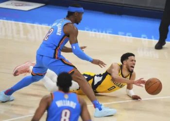 Tyrese Haliburton Leaves NBA Finals With Lower Leg Injury - Nate Billings/AP