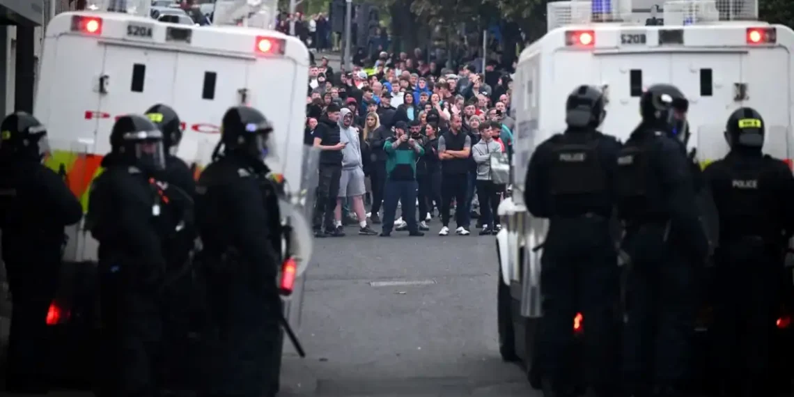 Community Anger Turns Violent in Ballymena: Police Injured in Riots - Charles McQuillan/Getty Images