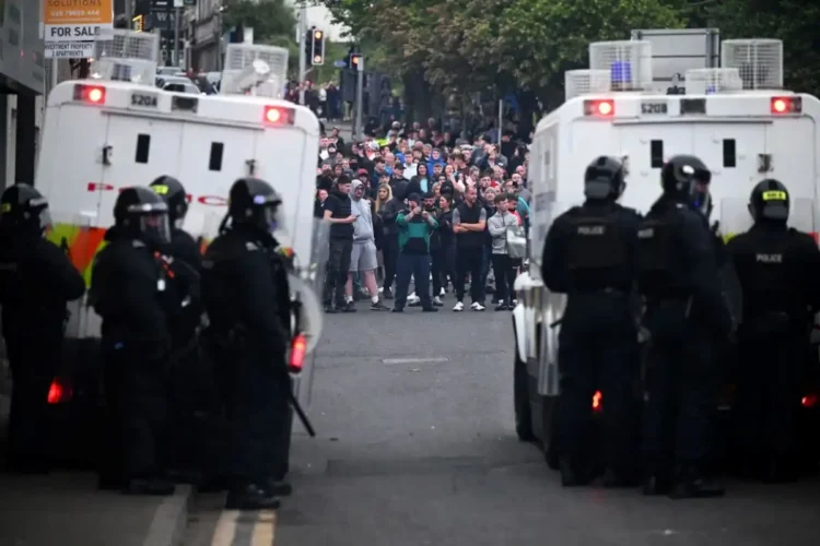 Community Anger Turns Violent in Ballymena: Police Injured in Riots - Charles McQuillan/Getty Images