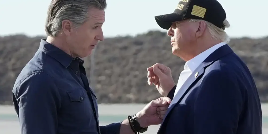 From Wildfires to War: Newsom and Trump's Shifting Relationship - AP Photo/Mark Schiefelbein, File