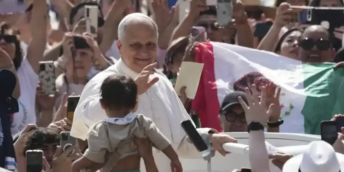 First U.S.-Born Pope Gets Warm Welcome from American Catholics - AP Photo/Andrew Medichini