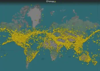 Airlines Scramble as No-Fly Zones Expand Worldwide - Courtesy Flightradar24.com