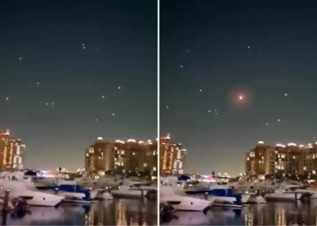 U.S. Base in Qatar Targeted by Iran in 'Symbolic' Strike, No Casualties ReportedAir defense rockets rise to intercept Iranian missile fire on Qatar, June 23, 2025. X screenshots; used in accordance with clause 27a of the copyright law