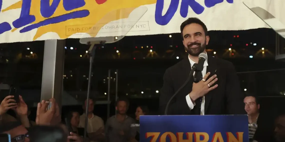 Zohran Mamdani Clinches Mayoral Primary, Poised to Make History - AP Photo/Heather Khalifa