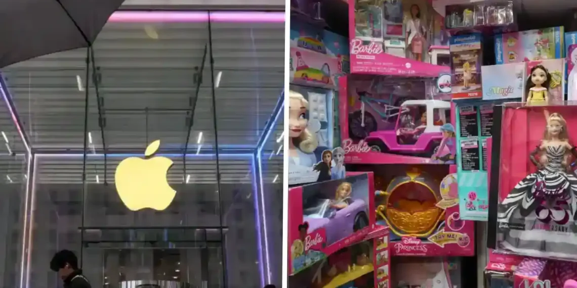 Understanding Trump’s Tariff Warnings to Apple and Mattel - Apple/Adam Gray/Reuters - Barbie Doll/Joe Raedle/Getty Images