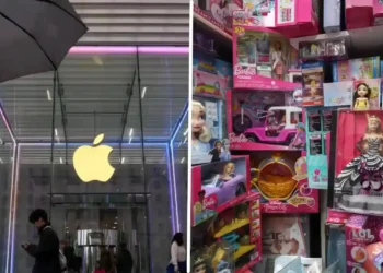 Understanding Trump’s Tariff Warnings to Apple and Mattel - Apple/Adam Gray/Reuters - Barbie Doll/Joe Raedle/Getty Images