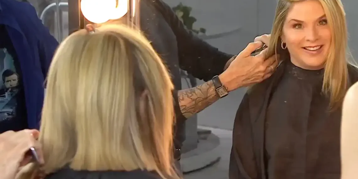 Jenna Bush Hager Joins the Bob Club—Live on Today - Jenna Bush Hager on 'TODAY/credit NBC