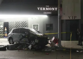 East Hollywood Car Crash: Driver Shot After Plowing Into Crowd of Concertgoers - AP Photo/Damian Dovarganes