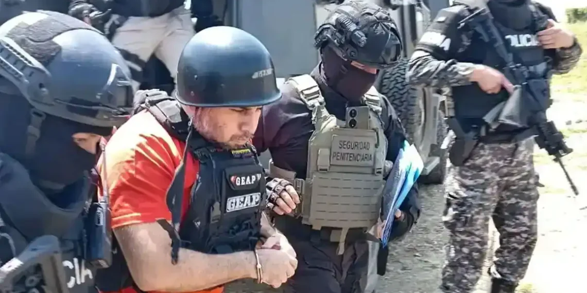Fugitive Drug Lord Captured and Extradited: U.S. Charges “Fito” Macias - Ecuador Prison Authorities