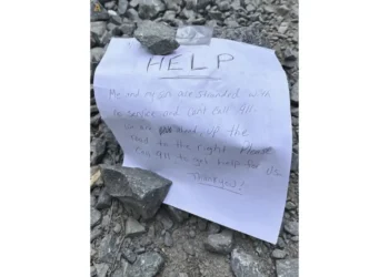 Stuck in the Sierra Nevada: Mom and Son Found After Leaving ‘Help’ Notes - Calaveras Country Sheriff's Offices via AP