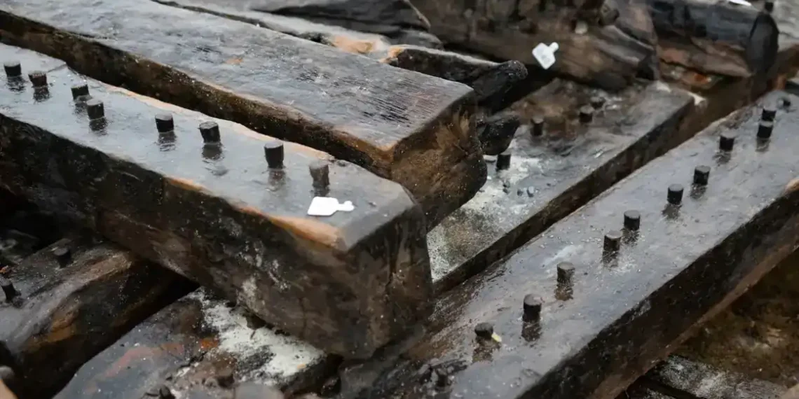 Alt Text (under 125 characters) - Fionn McArthur/Wessex Archaeology via AP