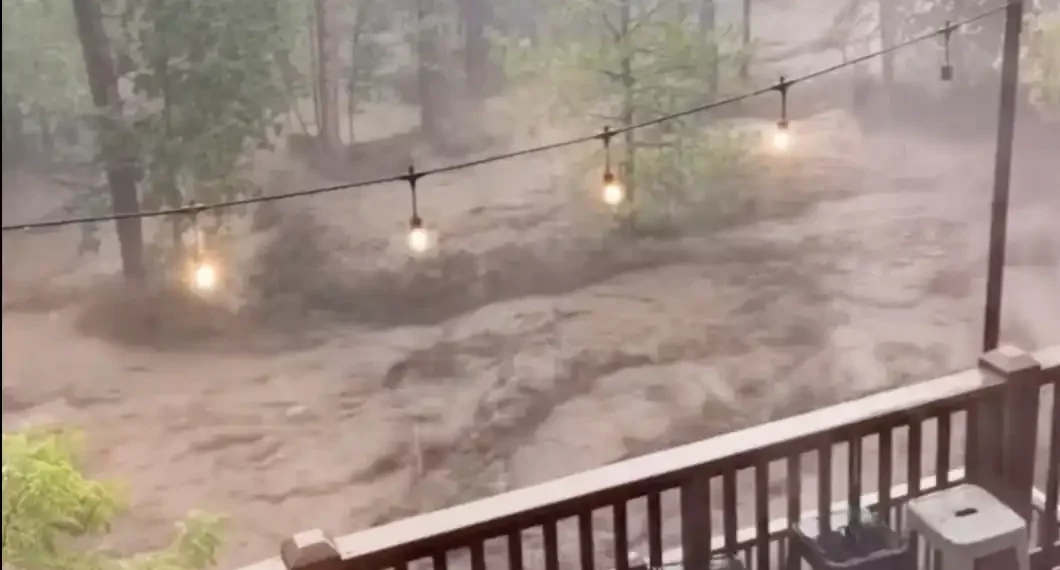 Flash Flood Hits Ruidoso, New Mexico: 3 Missing After House Swept Away - Kaitlyn Carpenter via AP
