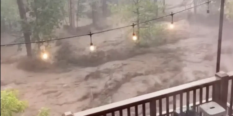 Flash Flood Hits Ruidoso, New Mexico: 3 Missing After House Swept Away - Kaitlyn Carpenter via AP