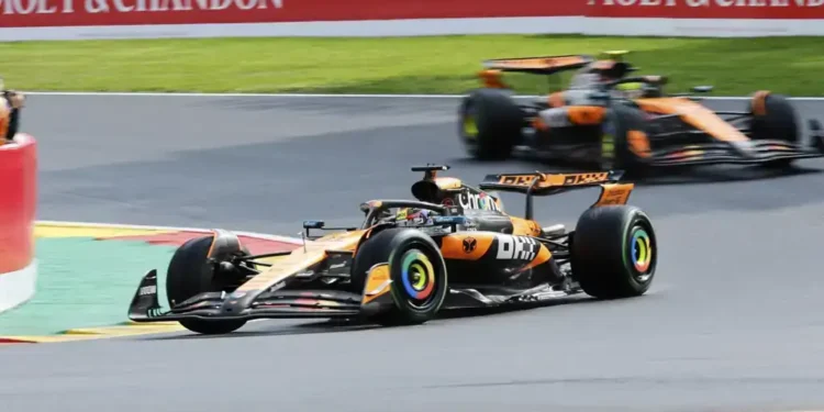 Oscar Piastri Wins Rain-Delayed Belgian Grand Prix to Extend F1 Title Lead - Yves Herman, Pool Photo via AP