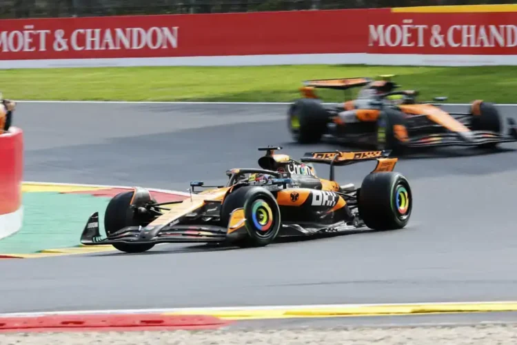 Oscar Piastri Wins Rain-Delayed Belgian Grand Prix to Extend F1 Title Lead - Yves Herman, Pool Photo via AP