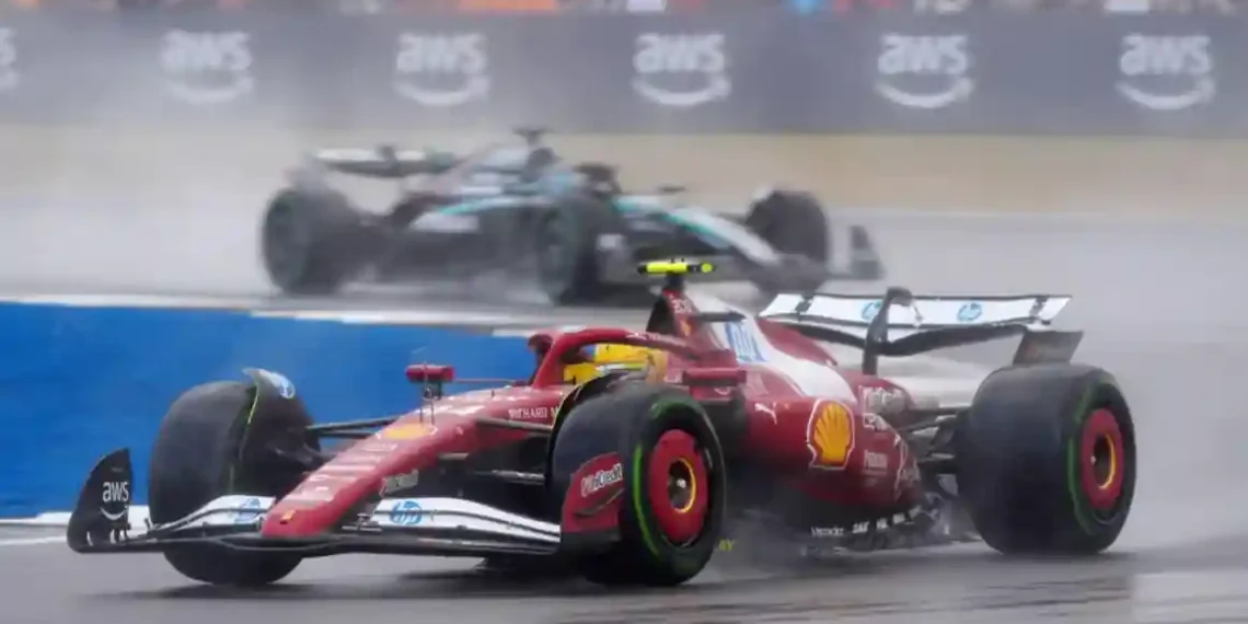 Lewis Hamilton Calls for Car Redesign After Difficult Drive in British GP Rain - PA Media