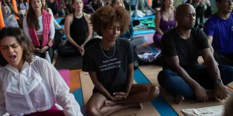Krishna Das Brings Hindu Devotional Music and Yoga Empowerment to Rocinha - AP Photo/Bruna Prado