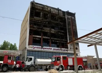 Fire at Al-Kornish Mall in Iraq Kills 61, Injures Dozens in Wasit Province - Ahmed Saad/Reuters