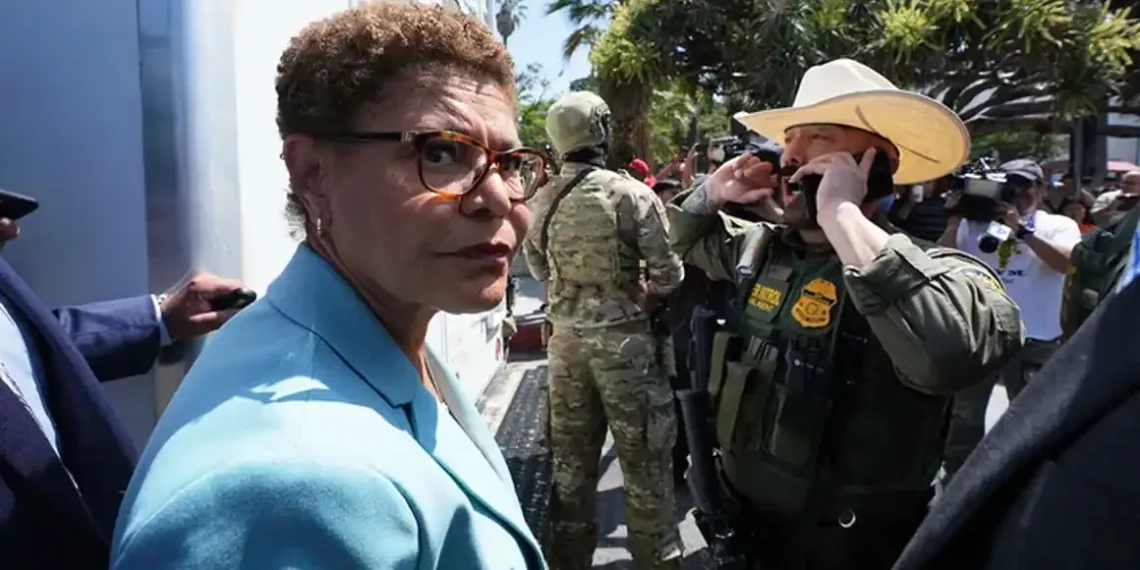 Karen Bass Slams Federal Immigration Raid in Los Angeles: “Un-American and Outrageous”
