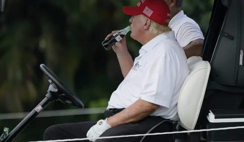 Trump Says He Persuaded Coca-Cola to Return to Real Sugar in U.S. Products - AP Photo/Lynne Sladky, File