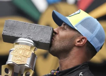 Bubba Wallace Wins Brickyard 400, Secures NASCAR Playoff Spot - AP Photo/ Darron Cumming