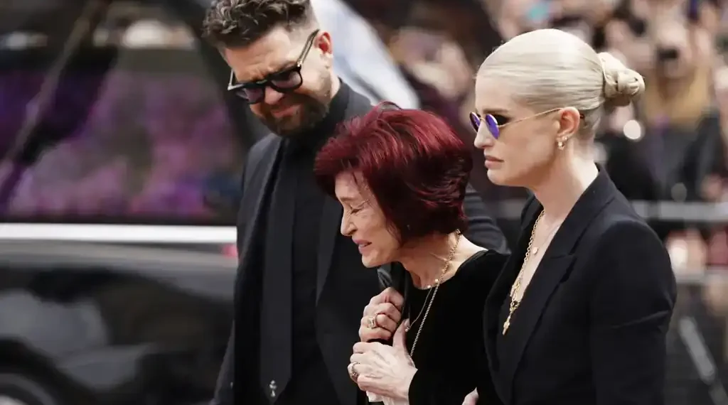 Ozzy Osbourne Funeral Procession Draws Emotional Crowds in Birmingham - Jacob King/PA via AP