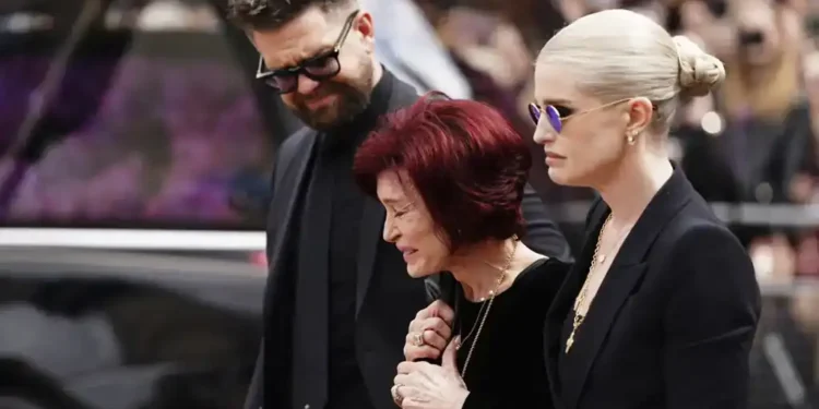 Ozzy Osbourne Funeral Procession Draws Emotional Crowds in Birmingham - Jacob King/PA via AP