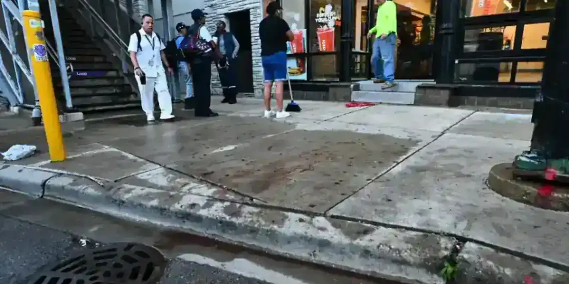 Mass Shooting Outside Chicago’s Artis Restaurant Leaves Multiple Dead, Dozens Injured - Credit: Colin Boyle/Block Club Chicago