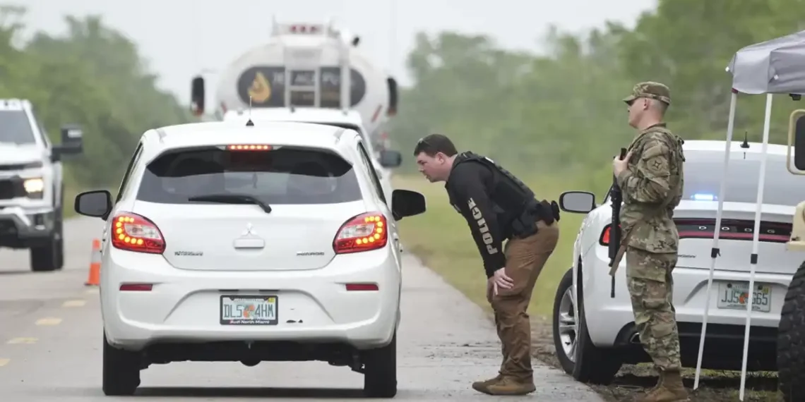 Controversial Florida Detention Center Opens in Everglades, Nicknamed ‘Alligator Alcatraz’ - AP Photo/Marta Lavander