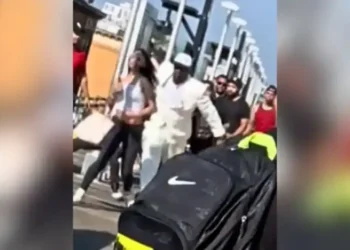 Viral TikTok Shows NYC Subway Passengers Rescuing Woman From Alleged Assault - @nicabori5 via TikTok via Fox News