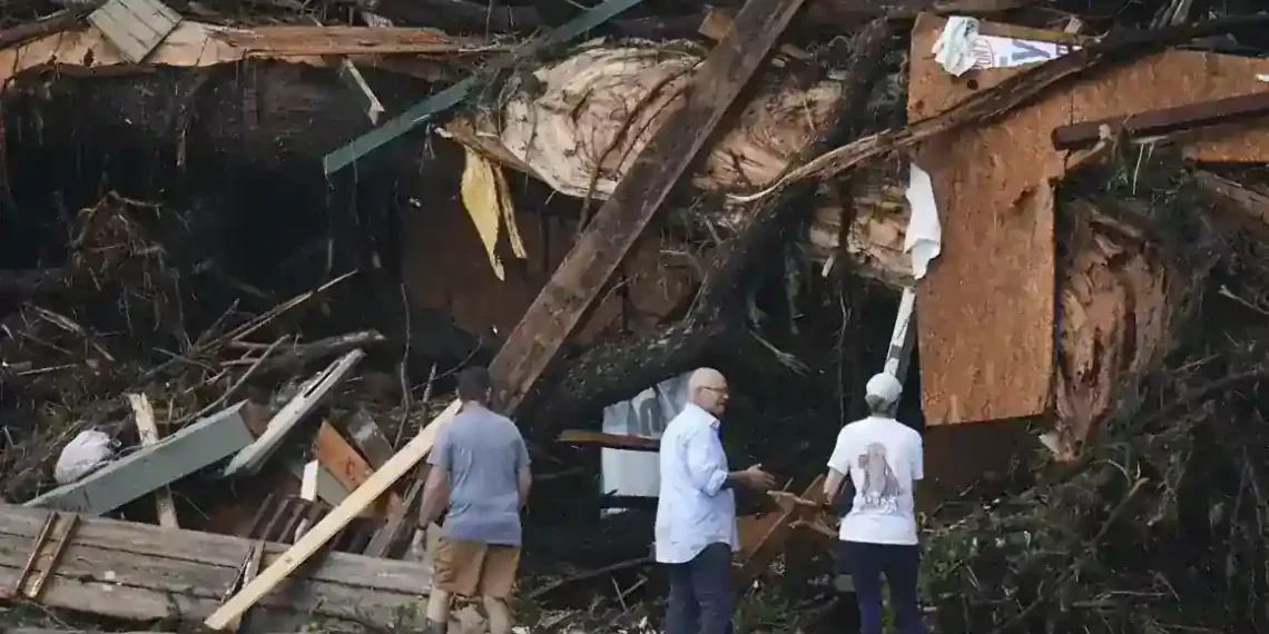 Rescue Efforts Continue as Texas Hill Country Flood Leaves Campers Missing, 51 Dead - AP Photo/Julio Cortez