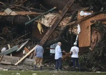 Rescue Efforts Continue as Texas Hill Country Flood Leaves Campers Missing, 51 Dead - AP Photo/Julio Cortez
