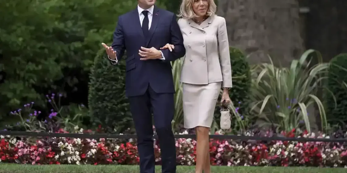 France’s First Couple take legal action after Candace Owens spreads gender conspiracy - AP Photo/Alberto Pezzali, Pool, File