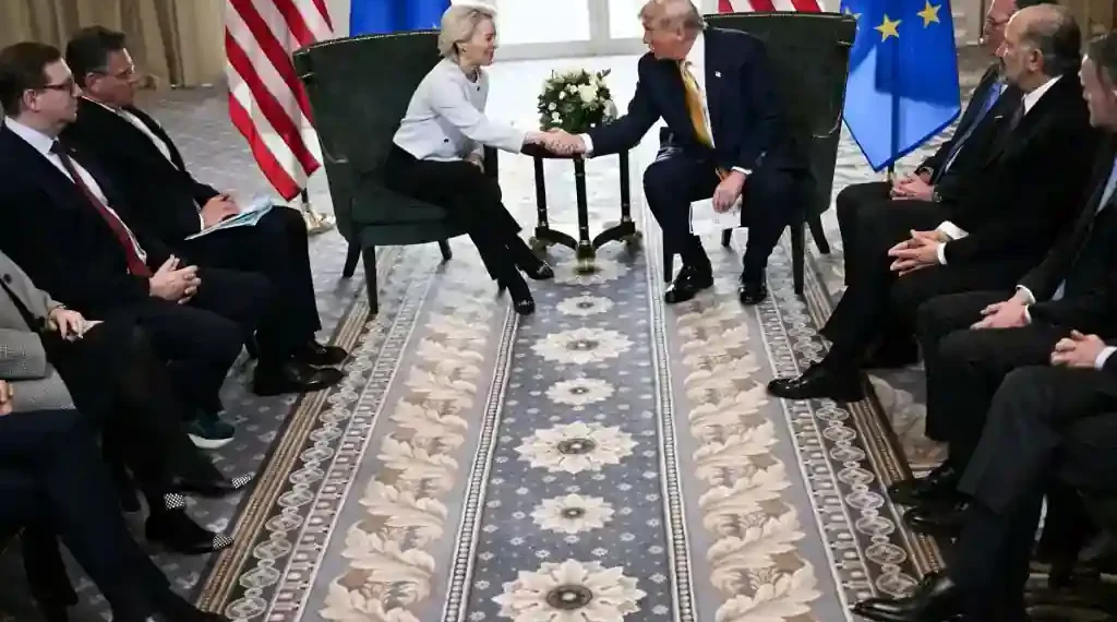 Trump Strikes U.S.–EU Trade Deal, Averting Tariff War but Raising New Costs - Brendan Smialowski/AFP/Getty Images