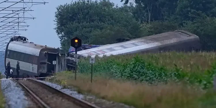 Fatal Train Accident in Denmark: Passenger Train Hits Slurry Tanker, Derails, Leaving One Dead and Multiple Injured - AFP/BBC
