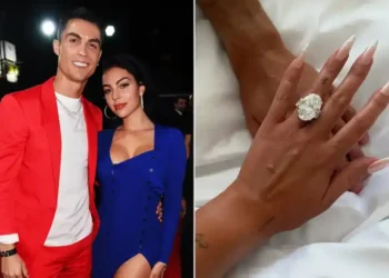 Cristiano Ronaldo’s Engagement Ring for Georgina Rodriguez Estimated at Up to $5 Million, Jewelry Experts Share Insights - Credit : Jeff Kravitz/FilmMagic; Georgina Rodriguez/Instagram
