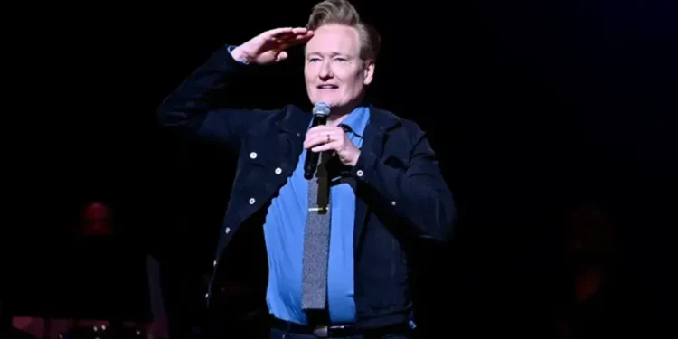 At Hall of Fame Induction, Conan O’Brien Declares Late-Night TV Is Dying but Foresees Stephen Colbert’s Success in a New Creative Format - Astrid Stawiarz/Getty Images for SiriusXM