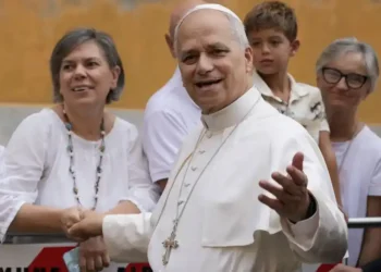 Pope Leo XIV Marks End of Summer Retreat With Mass and Lunch for Homeless at Vatican’s Castel Gandolfo Villa, Emphasizing Shared Humanity - AP Photo/Gregorio Borgia