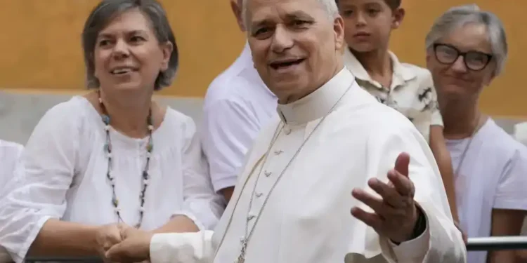 Pope Leo XIV Marks End of Summer Retreat With Mass and Lunch for Homeless at Vatican’s Castel Gandolfo Villa, Emphasizing Shared Humanity - AP Photo/Gregorio Borgia