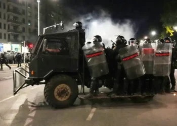 Serbia Faces Widespread Unrest as Protests Against President Vučić Turn Violent, With Party Offices Set on Fire and Dozens Arrested - AP Video shot by Marko Drobnjakovic