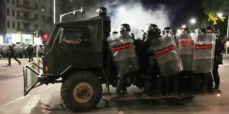 Serbia Faces Widespread Unrest as Protests Against President Vučić Turn Violent, With Party Offices Set on Fire and Dozens Arrested - AP Video shot by Marko Drobnjakovic